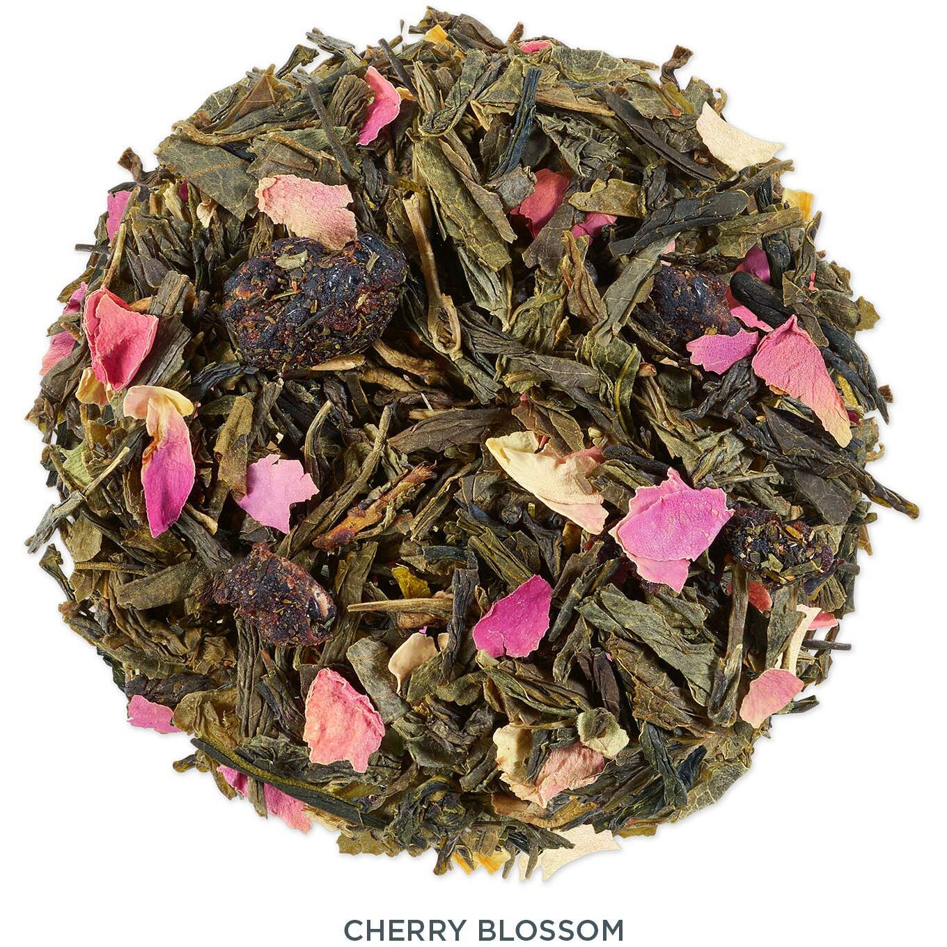 Tea Forte Cherry Blossoms Organic Green Tea, Makes 35-50 Cups, 2.82 Ounce Loose Leaf Tea Canister