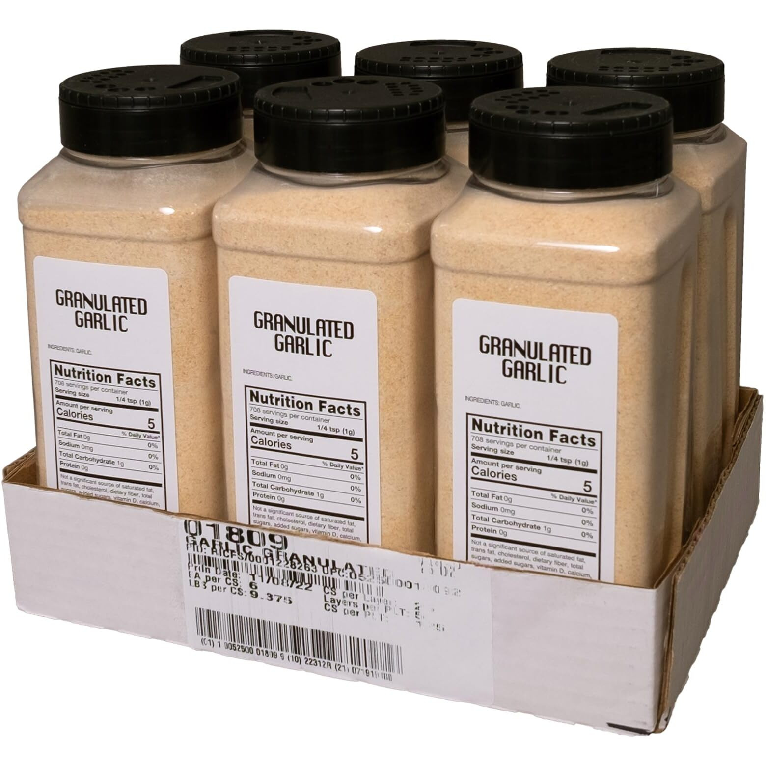 Sauer's Granulated Garlic, 25 Ounce (Pack Of 6)