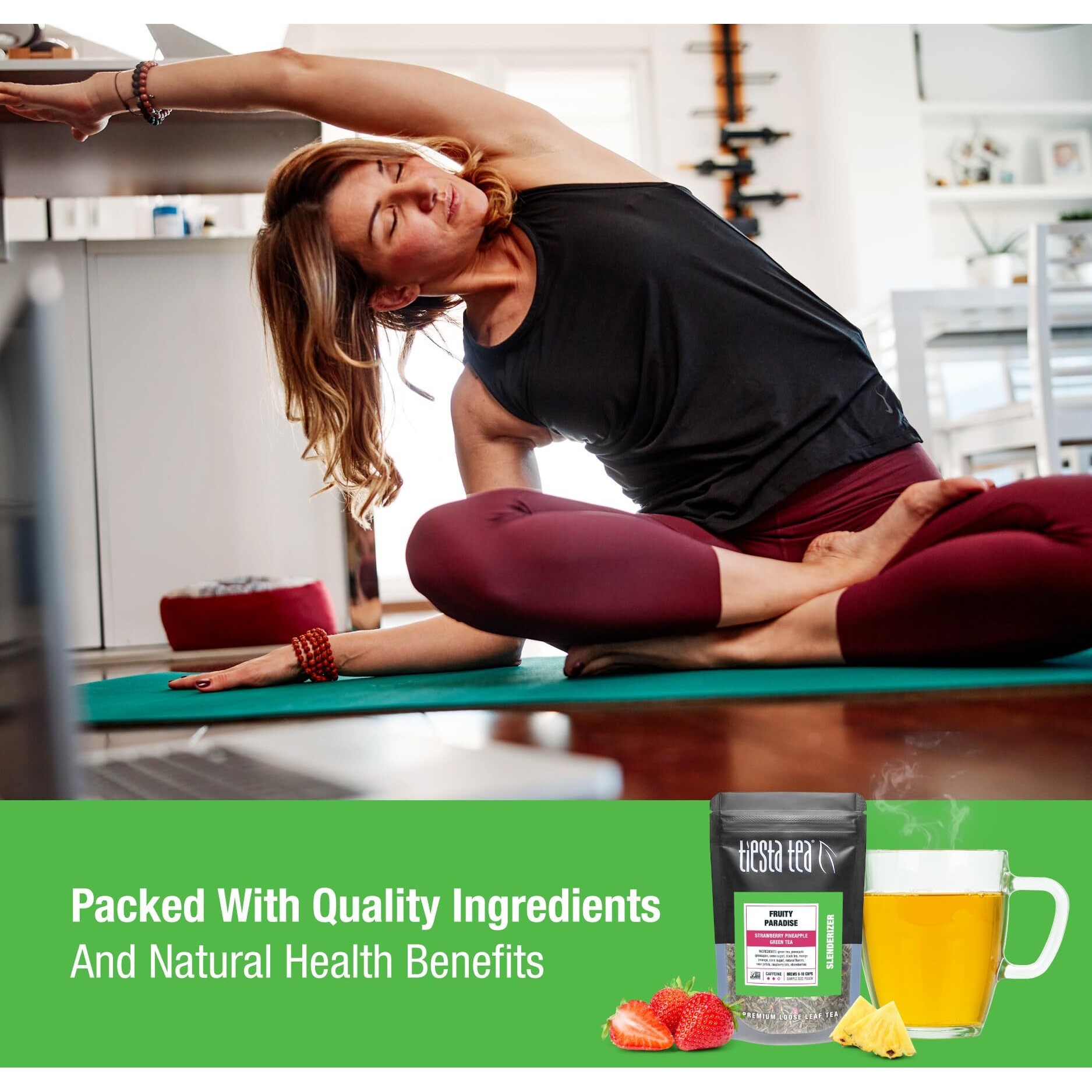 Tiesta Tea - 7 Green Teas Dry Flight Sampler, Medium Caffeine Hot & Iced Tea, Premium Loose Leaf Tea Sample With Green Tea Blends - 7 Resealable Sample Pouches