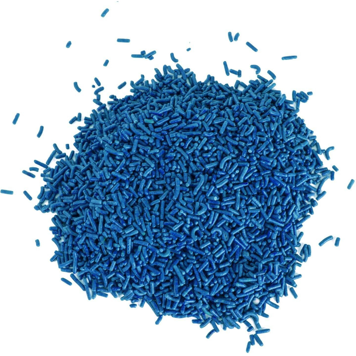 Blue Sprinkles Bulk - 1.6 Pounds - Royal Blue Jimmies - Blue Sprinkles For Baking - Dark Blue Baby Shower Sprinkles - For Ice Cream, Cake Decorating, Cupcakes, Cakepops - Blue Dessert Toppings