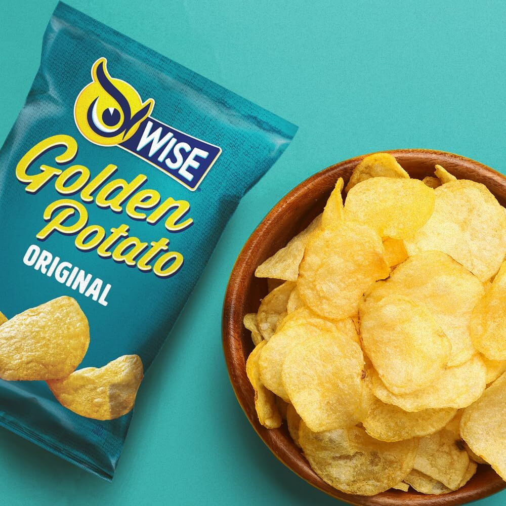 Wise Golden Original Potato Chips (Wise Snacks Original, 0.75 Oz - 40 Count)