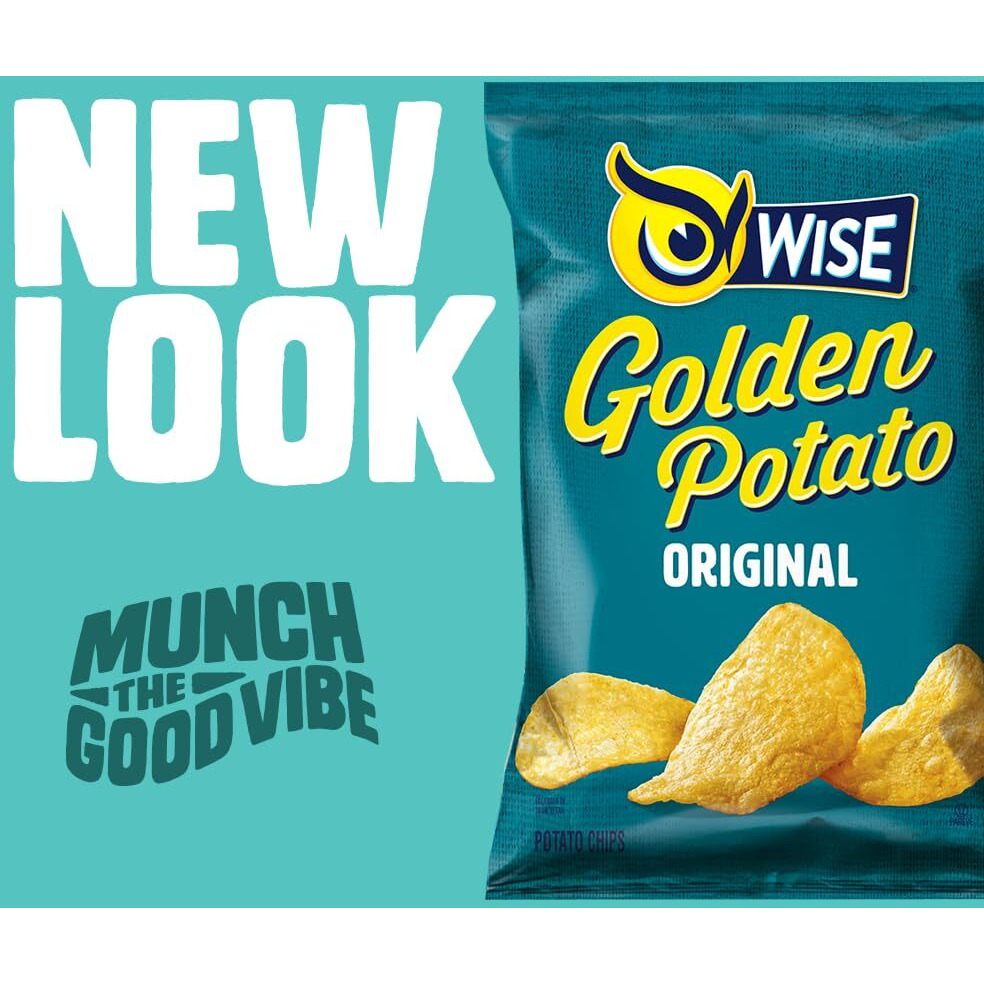 Wise Golden Original Potato Chips (Wise Snacks Original, 0.75 Oz - 40 Count)