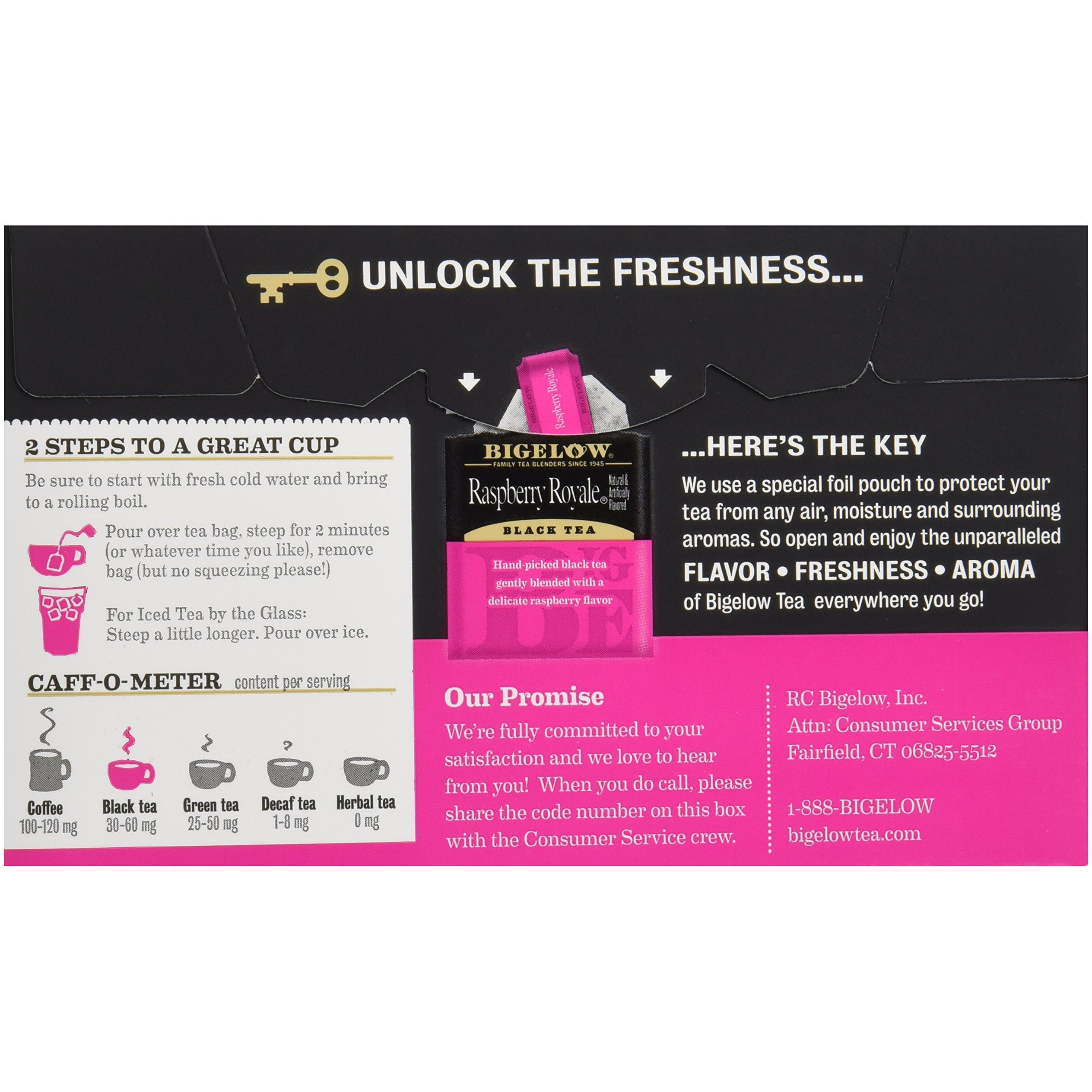 Bigelow Tea Raspberry Royale 20 Bags (Pack Of 12)