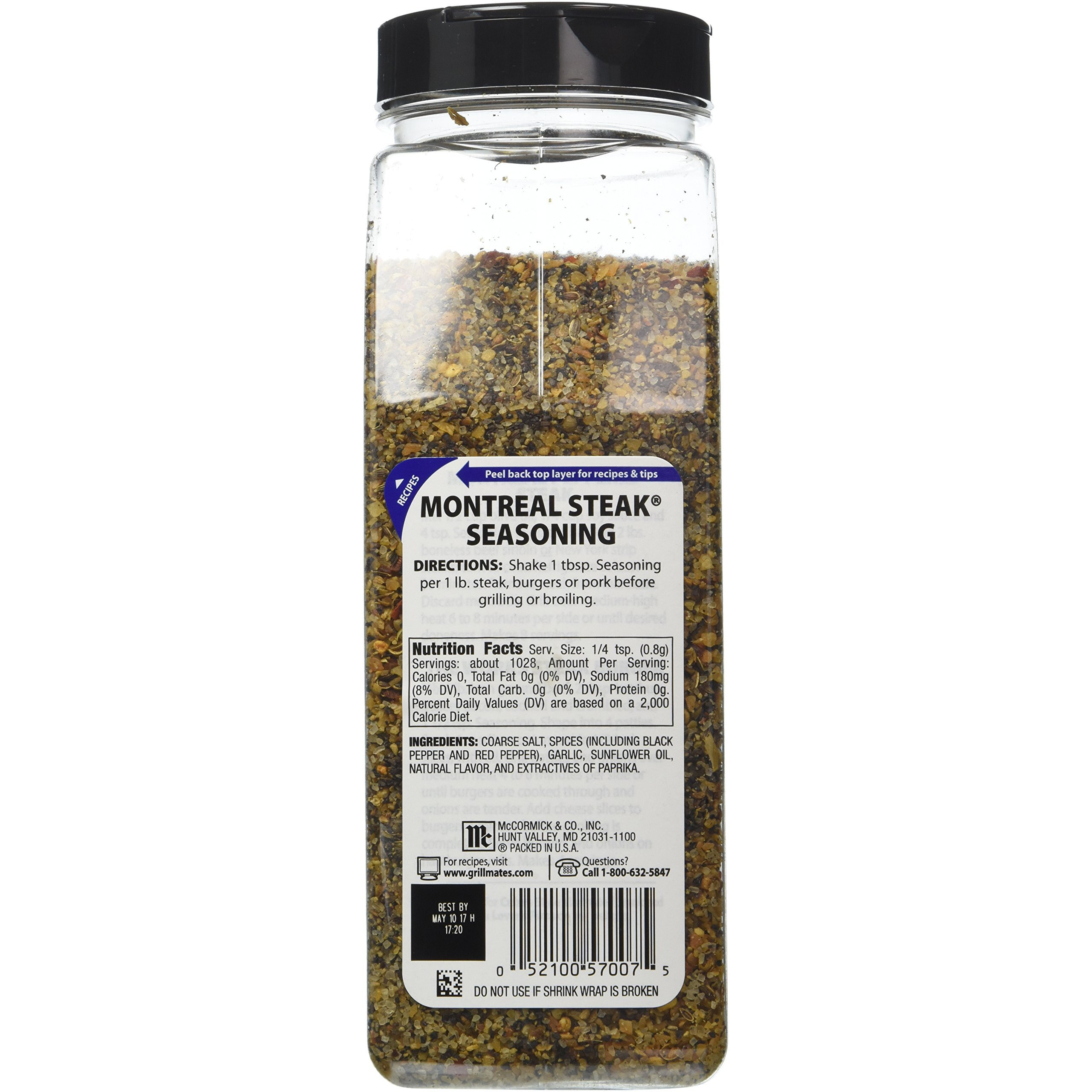 Mccormick Montreal Steak Seasoning, 29-Ounce Units (Pack Of 2)