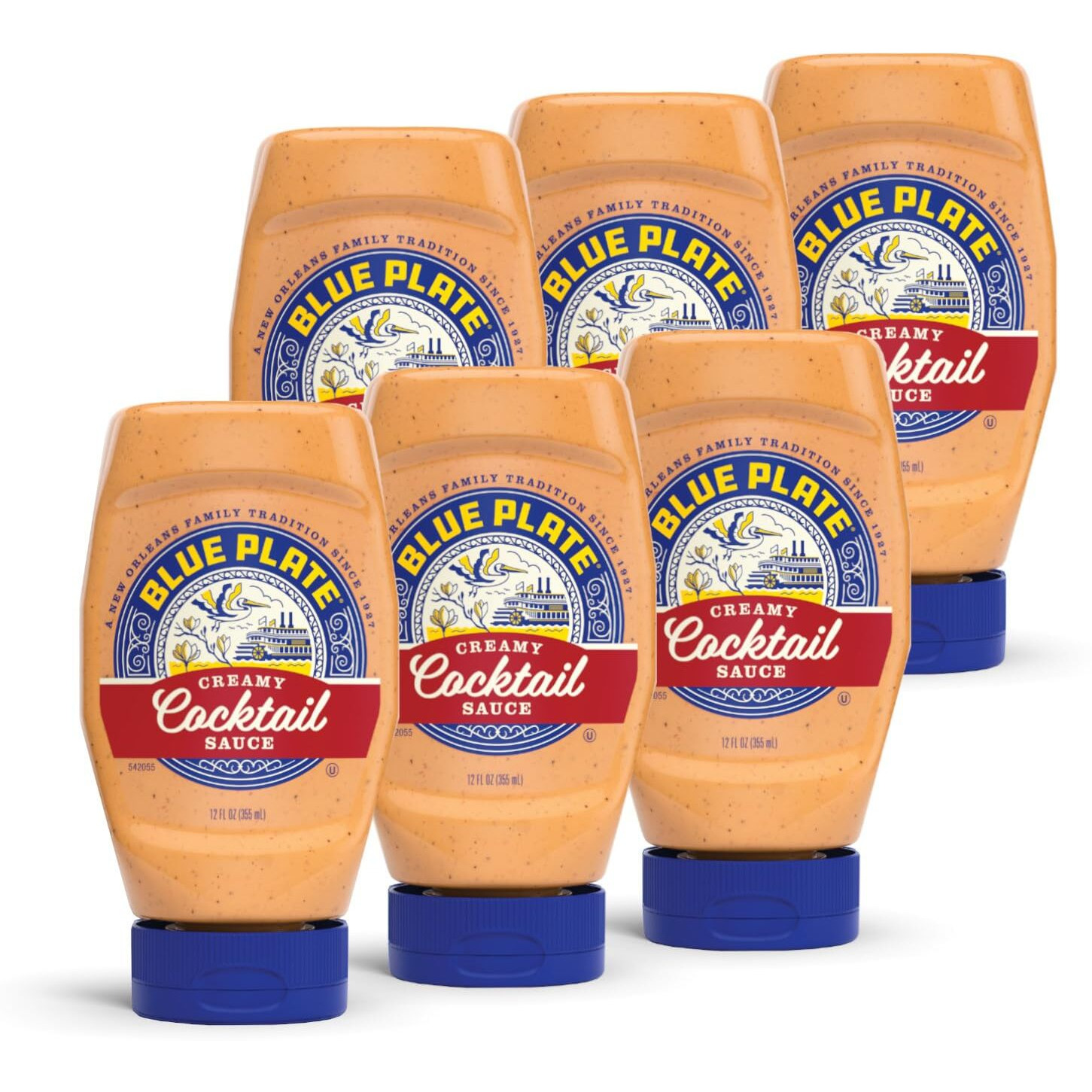 Blue Plate Mayonnaise Creamy Cocktail Sauce, 12 Fl Oz Squeeze Bottle (Pack Of 6)