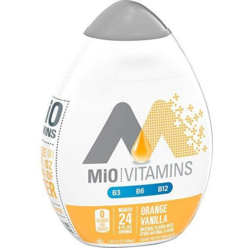 Mio Vitamins Liquid Water Enhancer, Orange Vanilla, 1.62 Oz, (Pack Of 8)