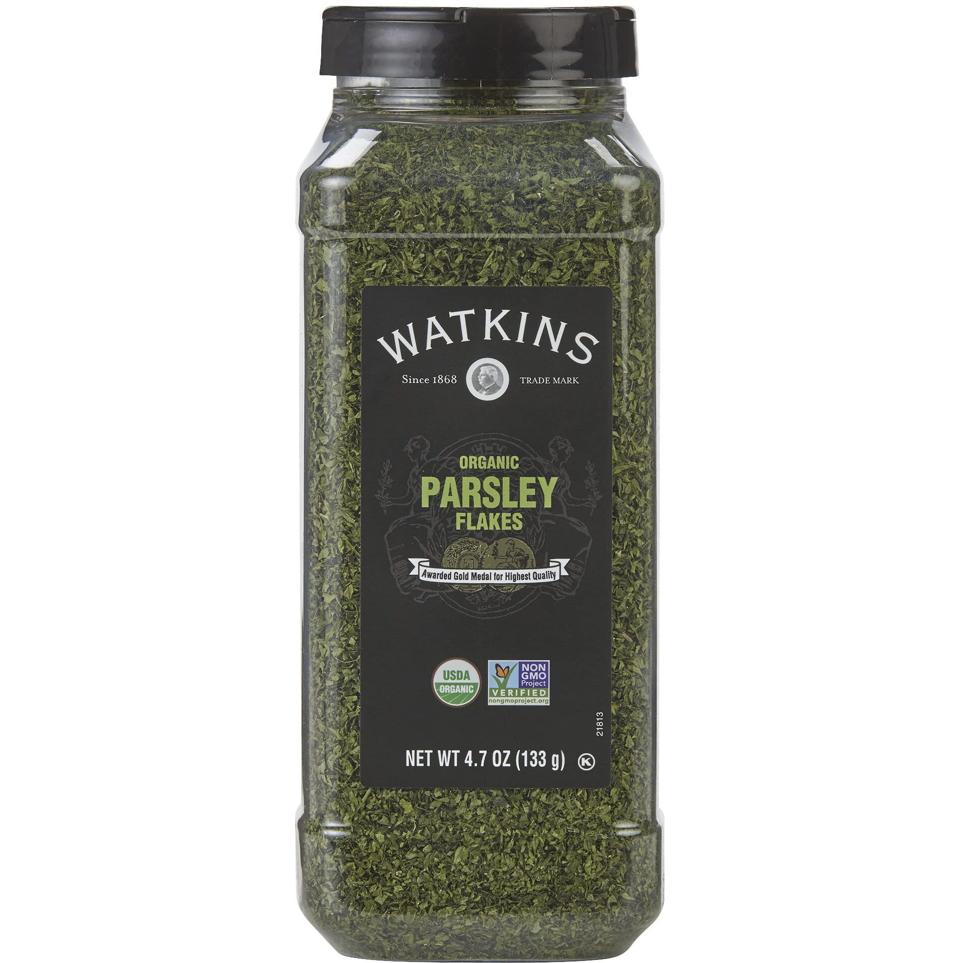 Watkins Gourmet Spice, Organic Parsley, Bulk Food Service Size, 4.7 Oz (Pack Of 1)