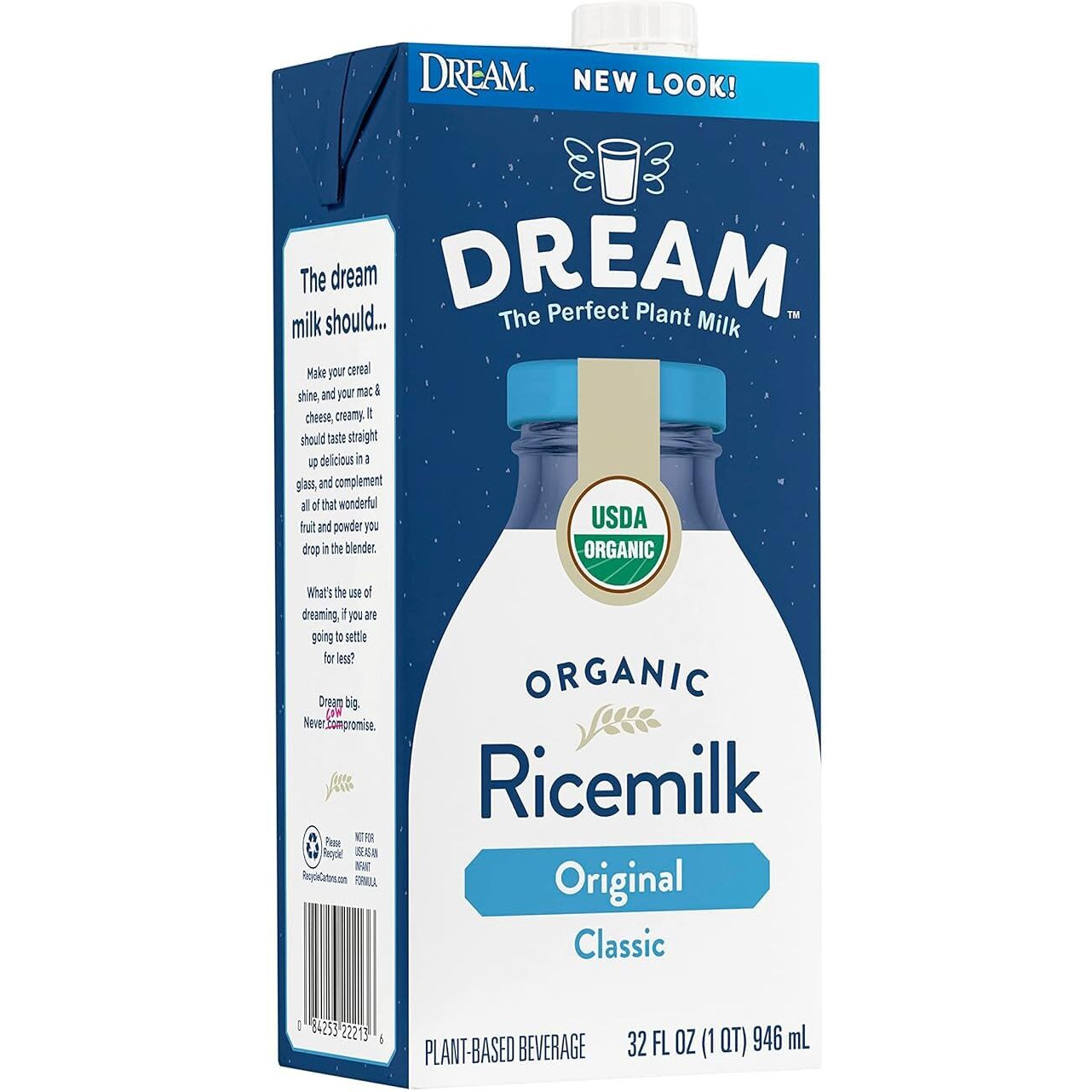 Rice Dream Organic Rice Drink, Classic Original, 32 Oz (Pack Of 6)