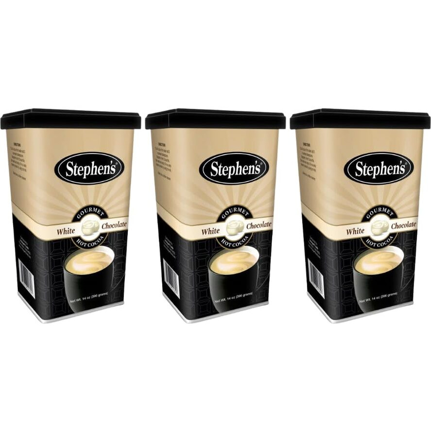 Stephen's Gourmet Hot Cocoa, White Chocolate, 14 Oz (Pack Of 3)