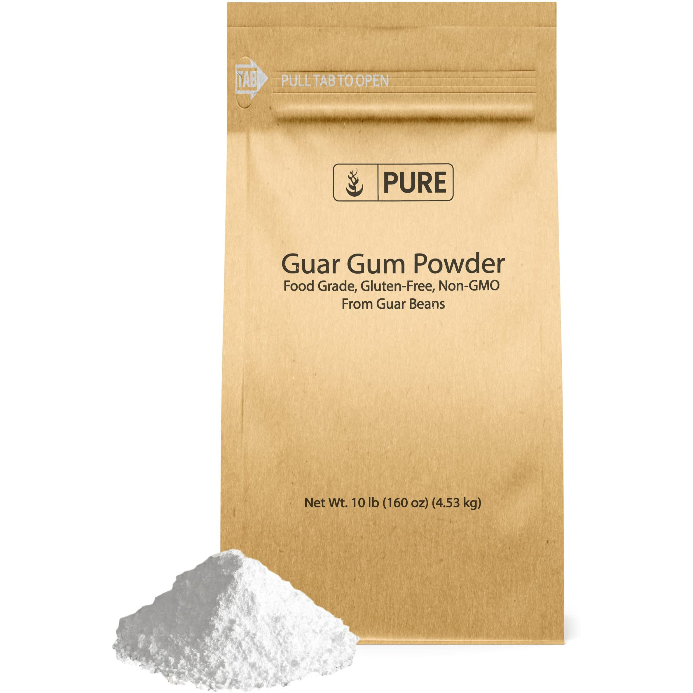 Pure Original Ingredients Guar Gum (10Lb) From Guar Beans, Food Grade, Gluten Free