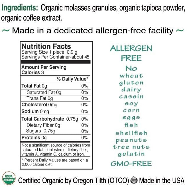 St. Claire's Organic Herbal Pastilles, (Coffee, 27 Ounce Refill Bag) | Gluten-Free, Vegan, Gmo-Free, Plant-Based, Allergen-Free | Made In Our Allergen-Free Facility