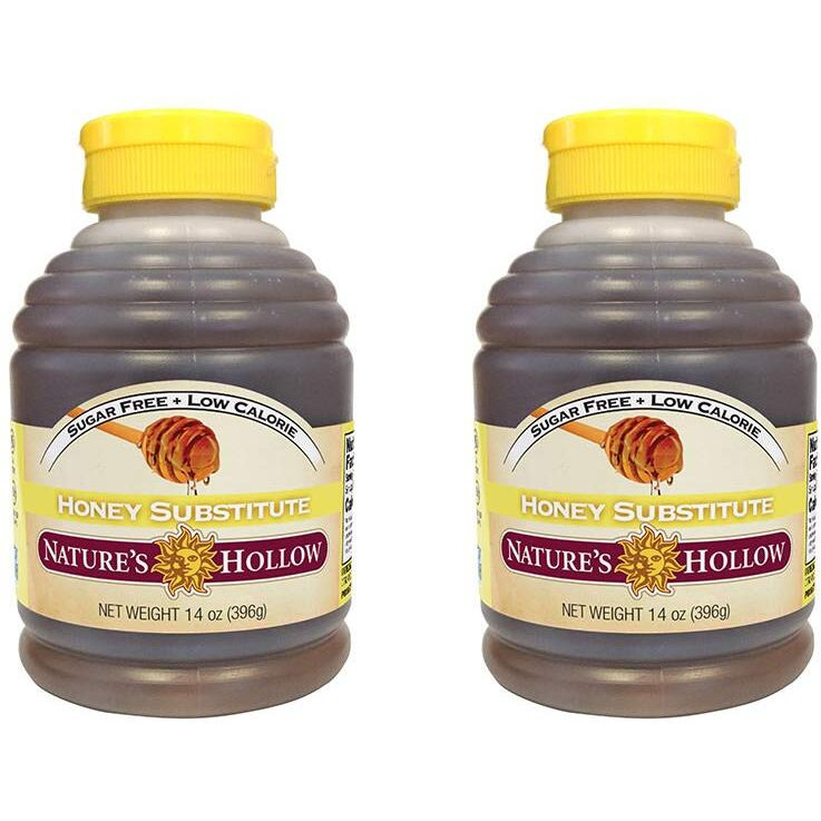Nature's Hollow Sugar Free Honey Substitute Gluten Free, Vegan, And Keto Honey - Zero Sugar Honey Xylitol Sweetener - Great For Diabetics And Low-Carb - Enjoy Natural Sweetness - Pack Of 2