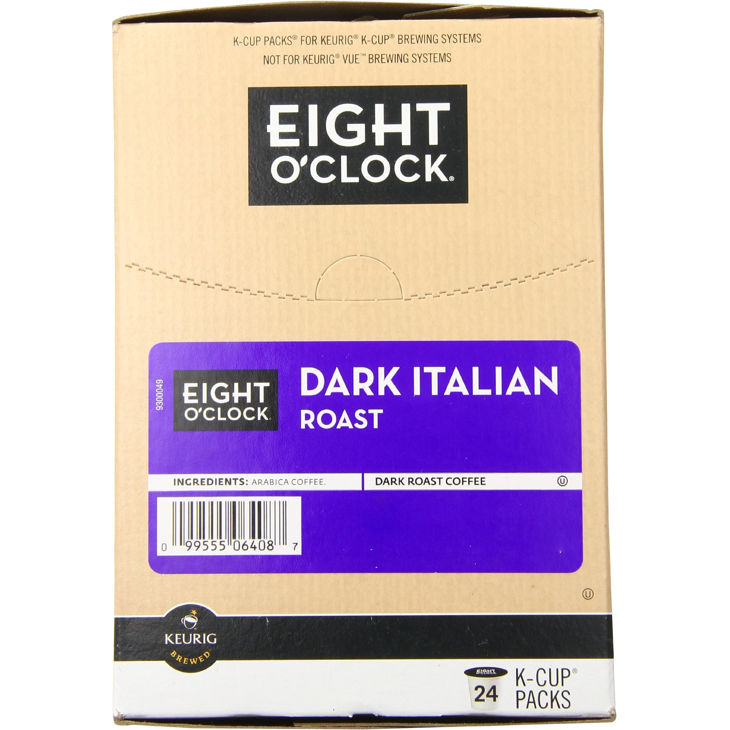 Eight O'Clock Coffee Dark Italian Roast K-Cups, 24-Count (Pack Of 2)