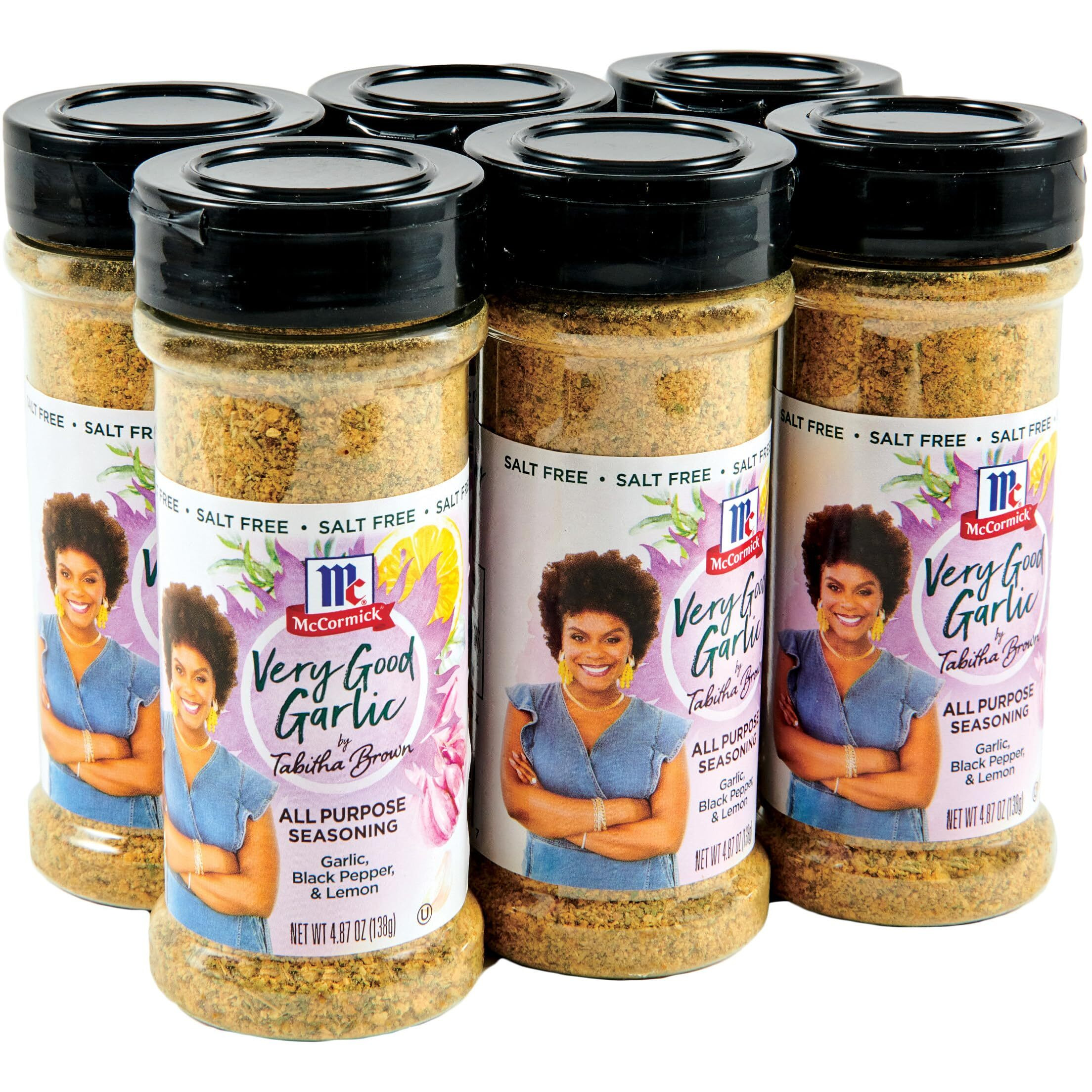 Mccormick Very Good Garlic All Purpose Seasoning By Tabitha Brown, 4.87 Oz (Pack Of 6)