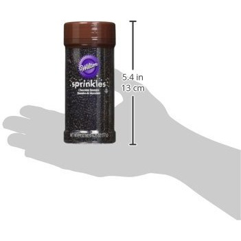 Wilton 710-168 Chocolate Jimmies Food Decorative, 6.25-Ounce