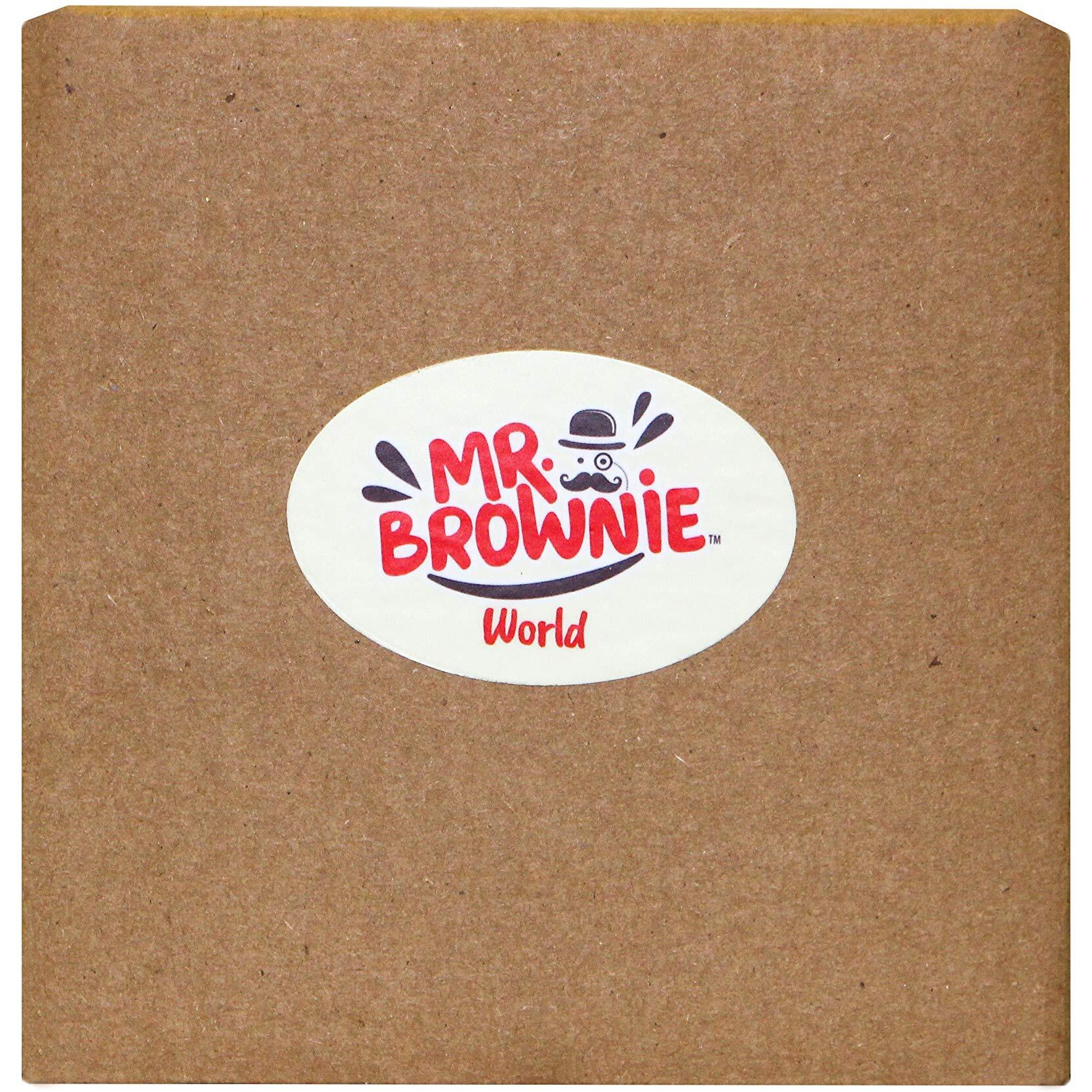 Mr. Brownie Chocolate Brownies | 8 Individually Wrapped Brownie Bites | Snack Packs For Kids & Adults | Real Belgian Chocolate | 2 Pack