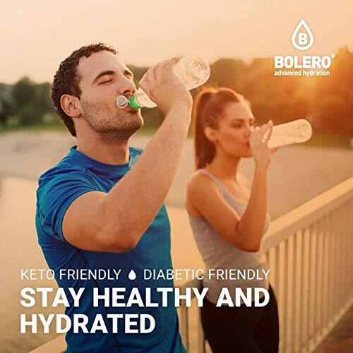 Bolero - Mango Flavored, Sugar Free And Low Calorie Powdered Drink Mix, Makes 1/2 Gallon For Strong Flavor Or 1 Gallon For Mild Flavor, 12 Large Sachets - Europe's Favorite Drink Mix
