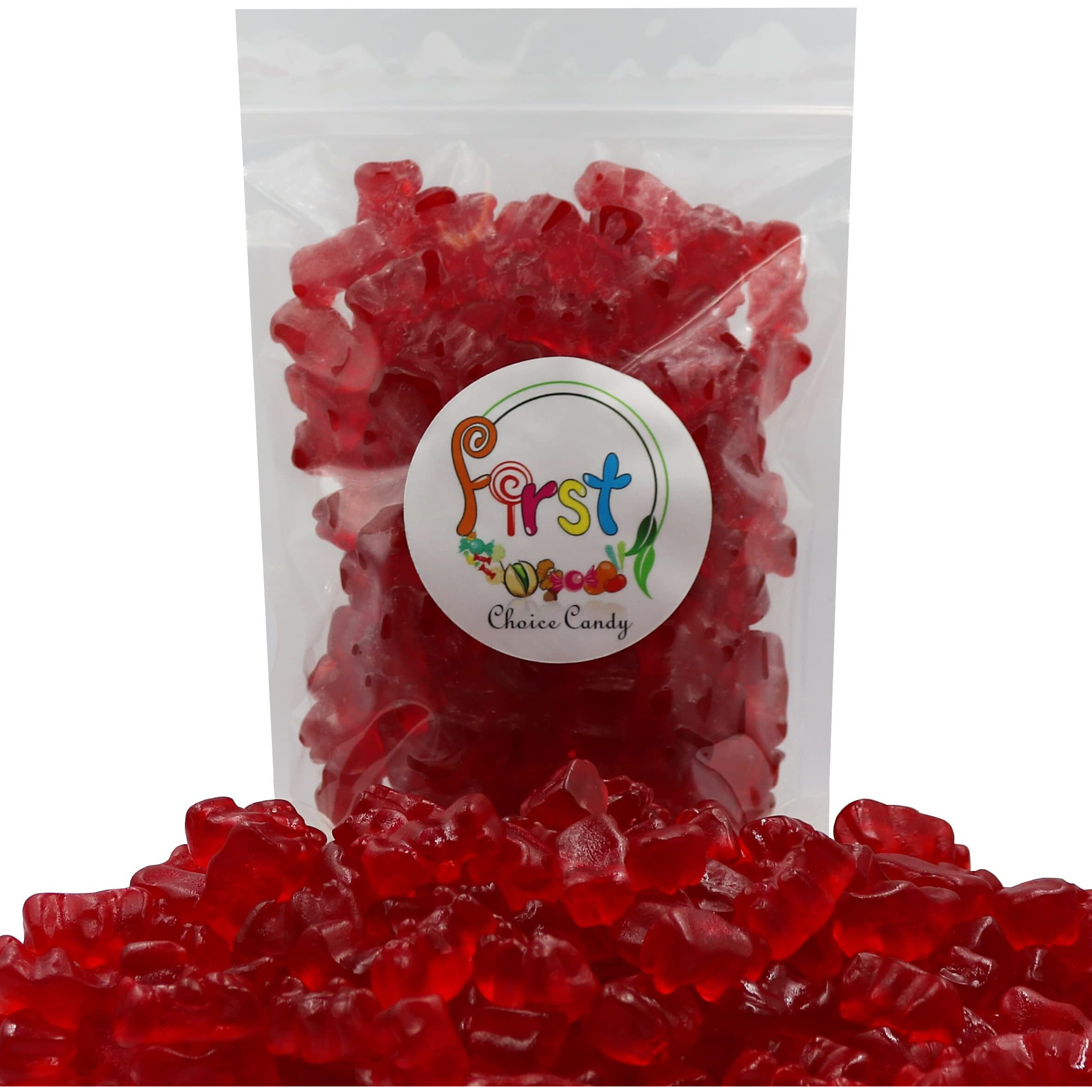 Firstchoicecandy Gummy Bears (Red Wild Cherry, 2.5 Pound (Pack Of 1))
