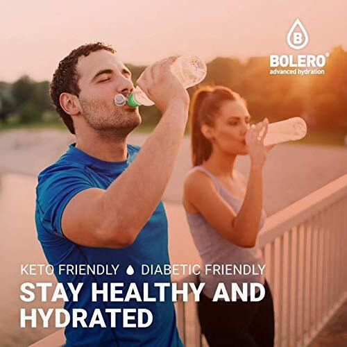 Bolero - Red Orange Flavored, Sugar Free And Low Calorie Powdered Drink Mix, Makes 1/2 Gallon For Strong Flavor Or 1 Gallon For Mild Flavor, 12 Large Sachets - Europe's Favorite Drink Mix