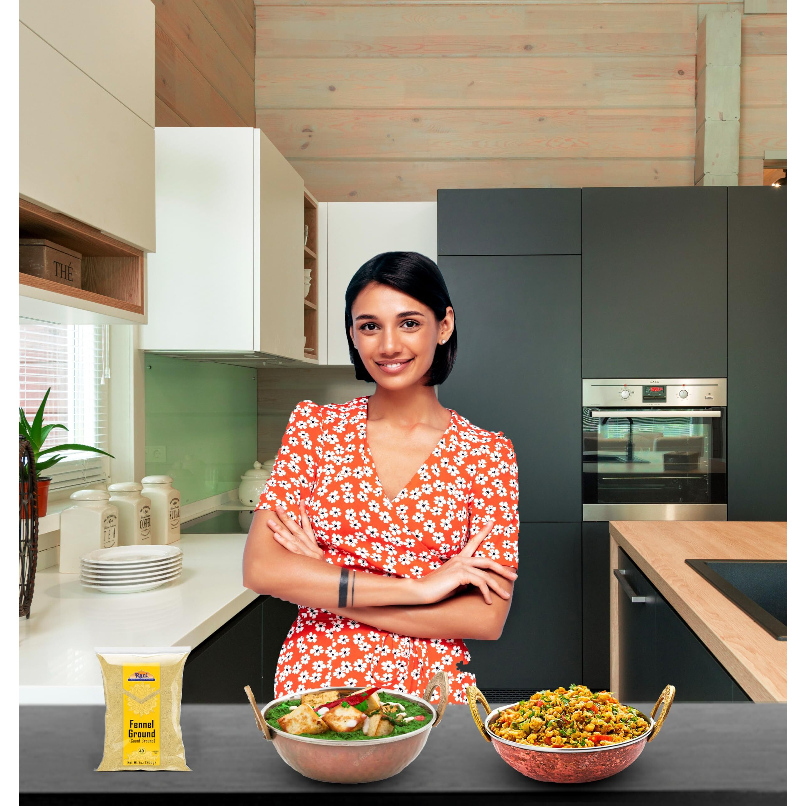 Rani Fennel Ground (Saunf) Powder Spice 7Oz (200G) ~ All Natural | Gluten Friendly | Non-Gmo | Kosher | Kosher | Vegan | Indian Origin