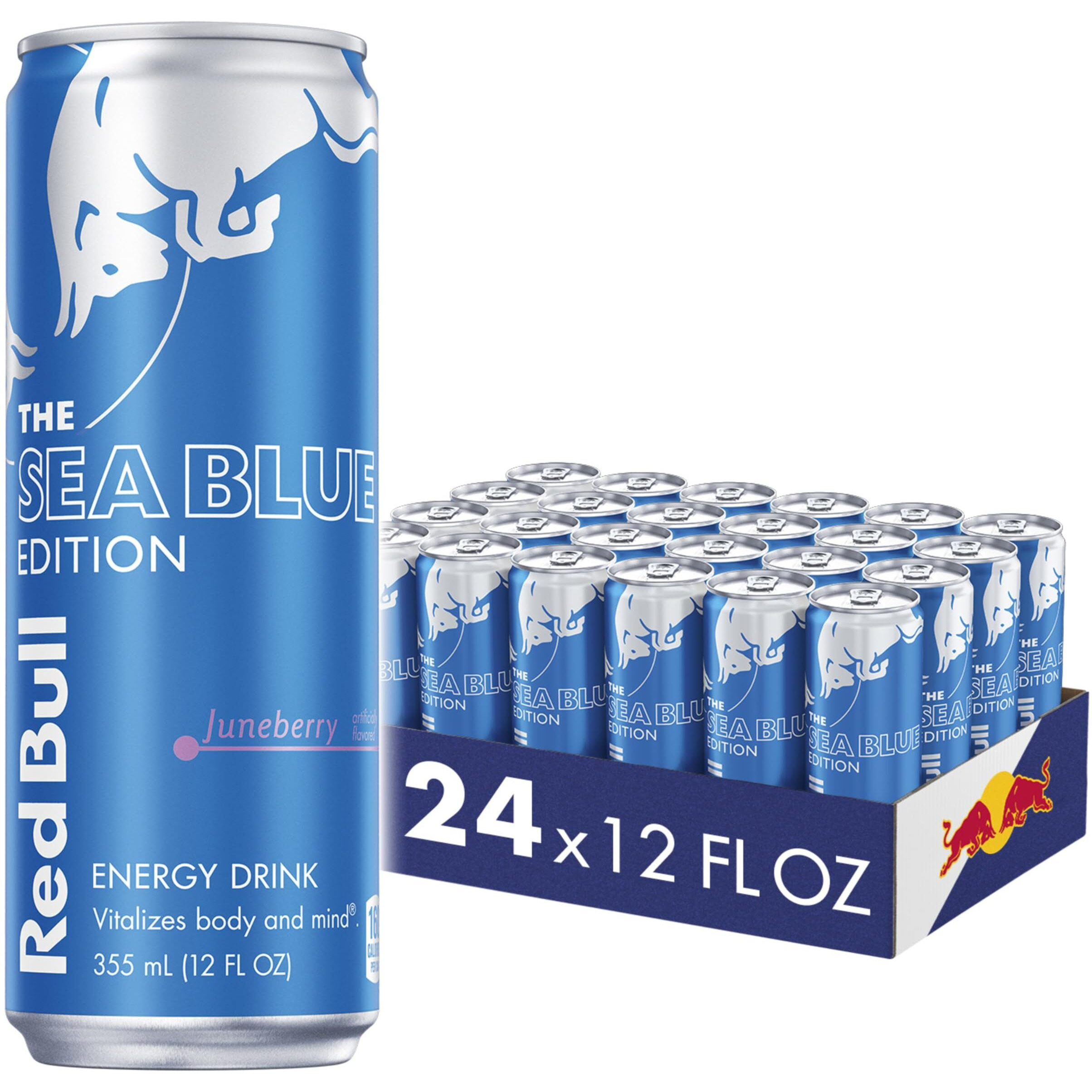 Red Bull Sea Blue Edition Juneberry 12 Fl. Oz. Can (Pack Of 24)