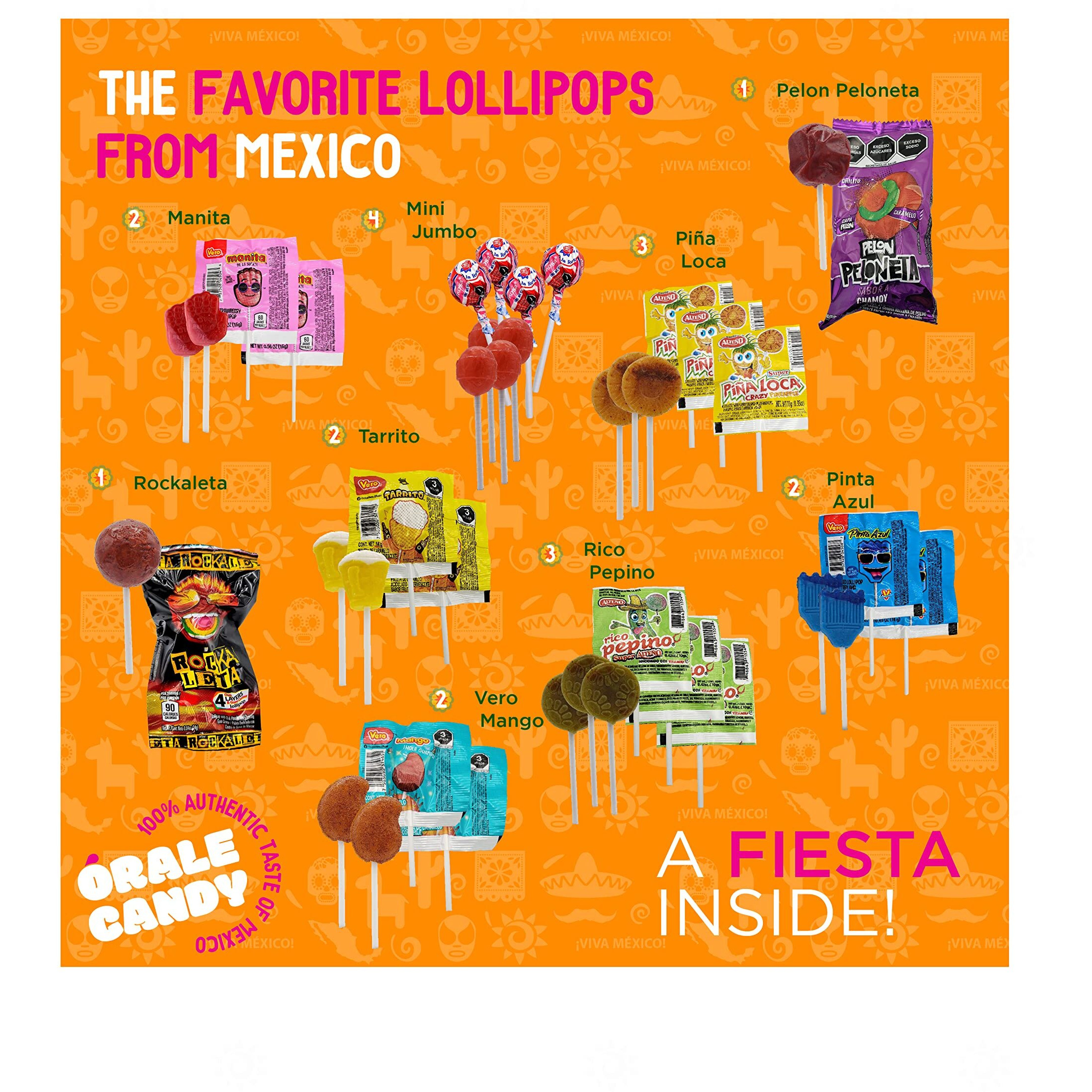 Mexican Candy Mix Assortment, Dulces Mexicanos, Includes Vero Mango, Salsaghetti, Peloneta, Pelon Pelo Rico, Bulk Candies, Pulparindo, Candy Box Variety Pack