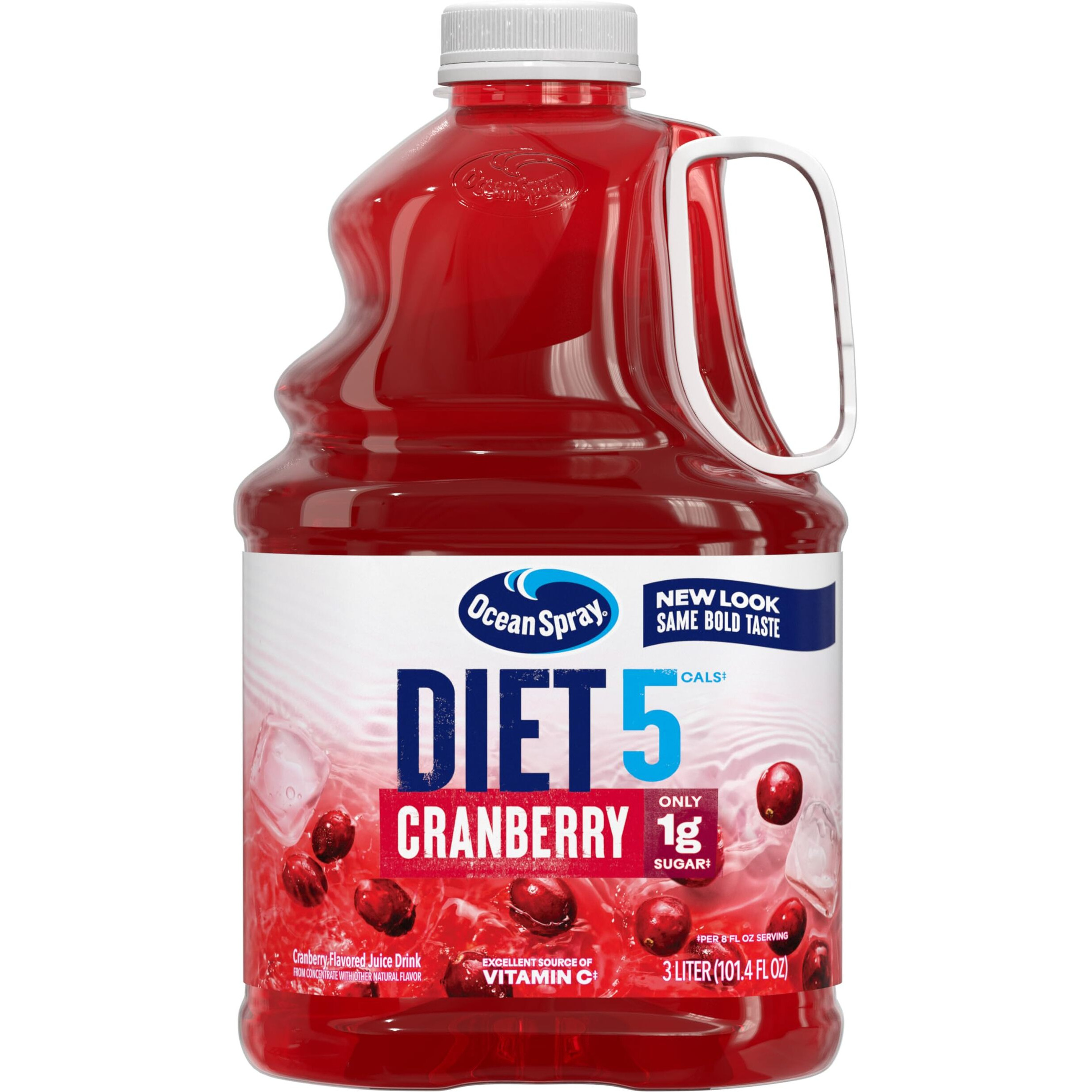 Ocean Spray Diet Cranberry Juice Drink, 101.4 Fl Oz Bottle (Pack Of 6)