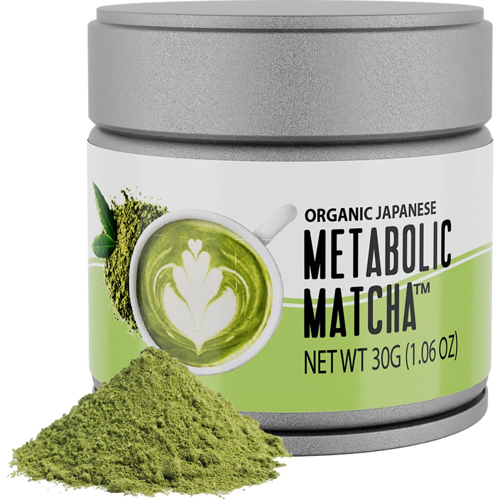 Naturalslim Metabolic Organic Matcha Powder Authentic Japanese Matcha Green Tea Powder - Antioxidant & Anti-Aging Pure Matcha Green Tea For Metabolism, Energy, And Concentration - 1.06 Oz