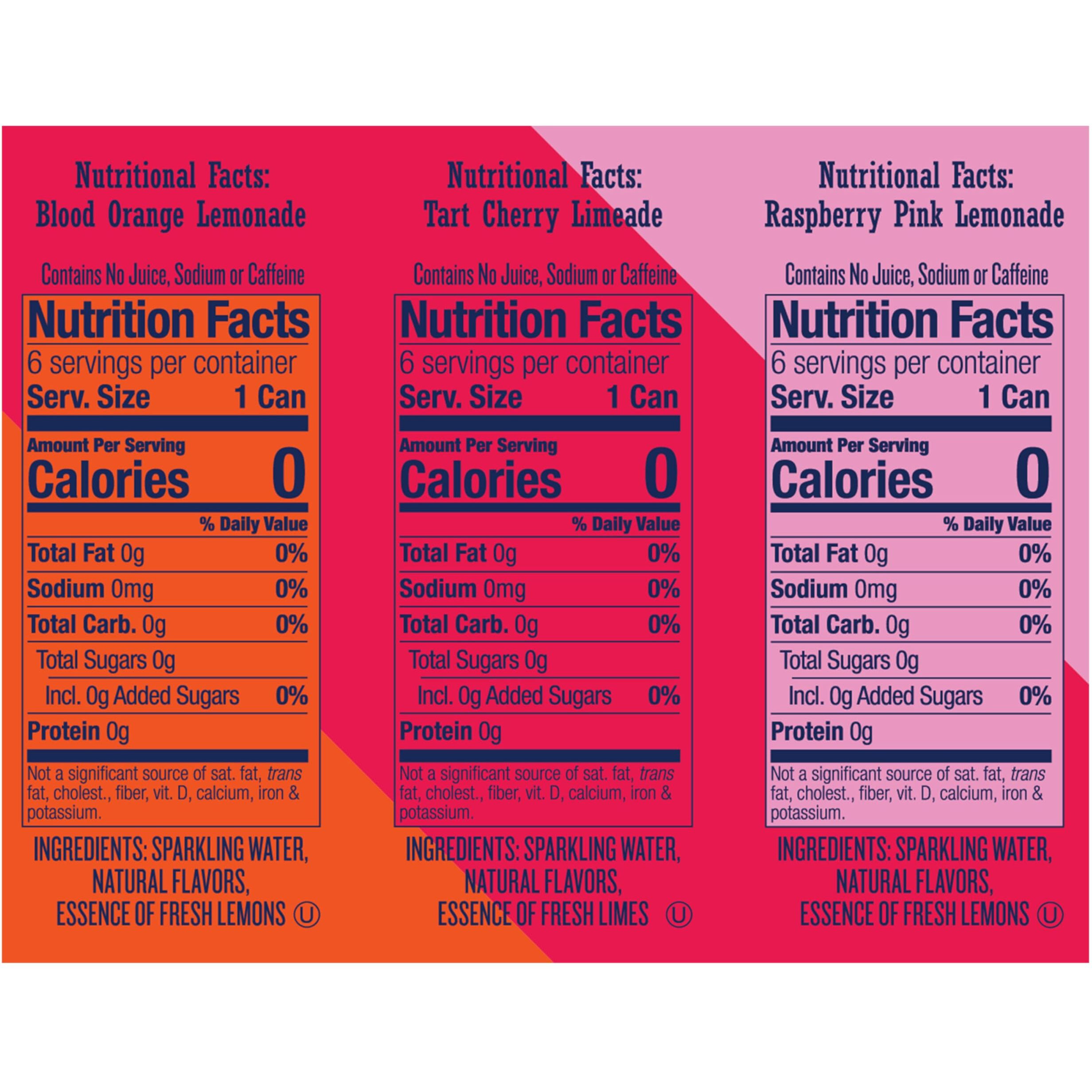 Polar Seltzer'Ade Coastal Variety Pack, 12 Fl Oz Cans, 18 Pack