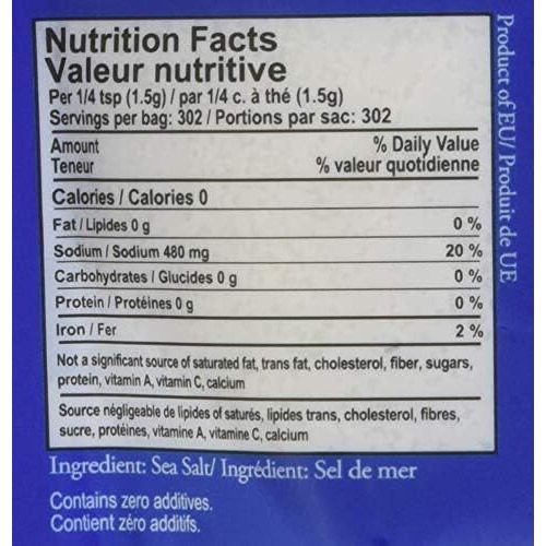 Celtic Sea Salt Lt Grey Pouc, 1 Lb