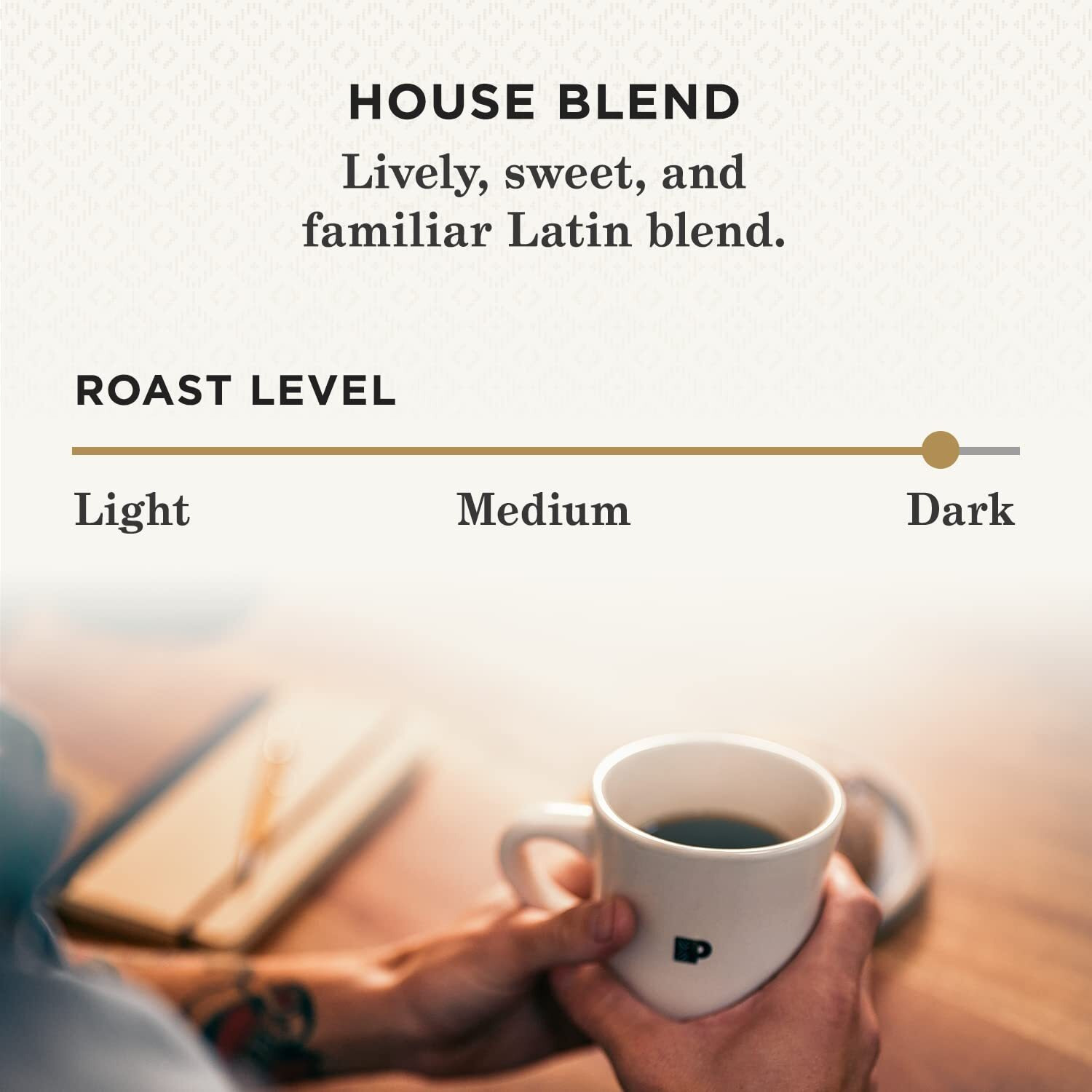 Peet's Coffee, Dark Roast K-Cup Pods For Keurig Brewers - House Blend 88 Count (4 Boxes Of 22 K-Cup Pods)