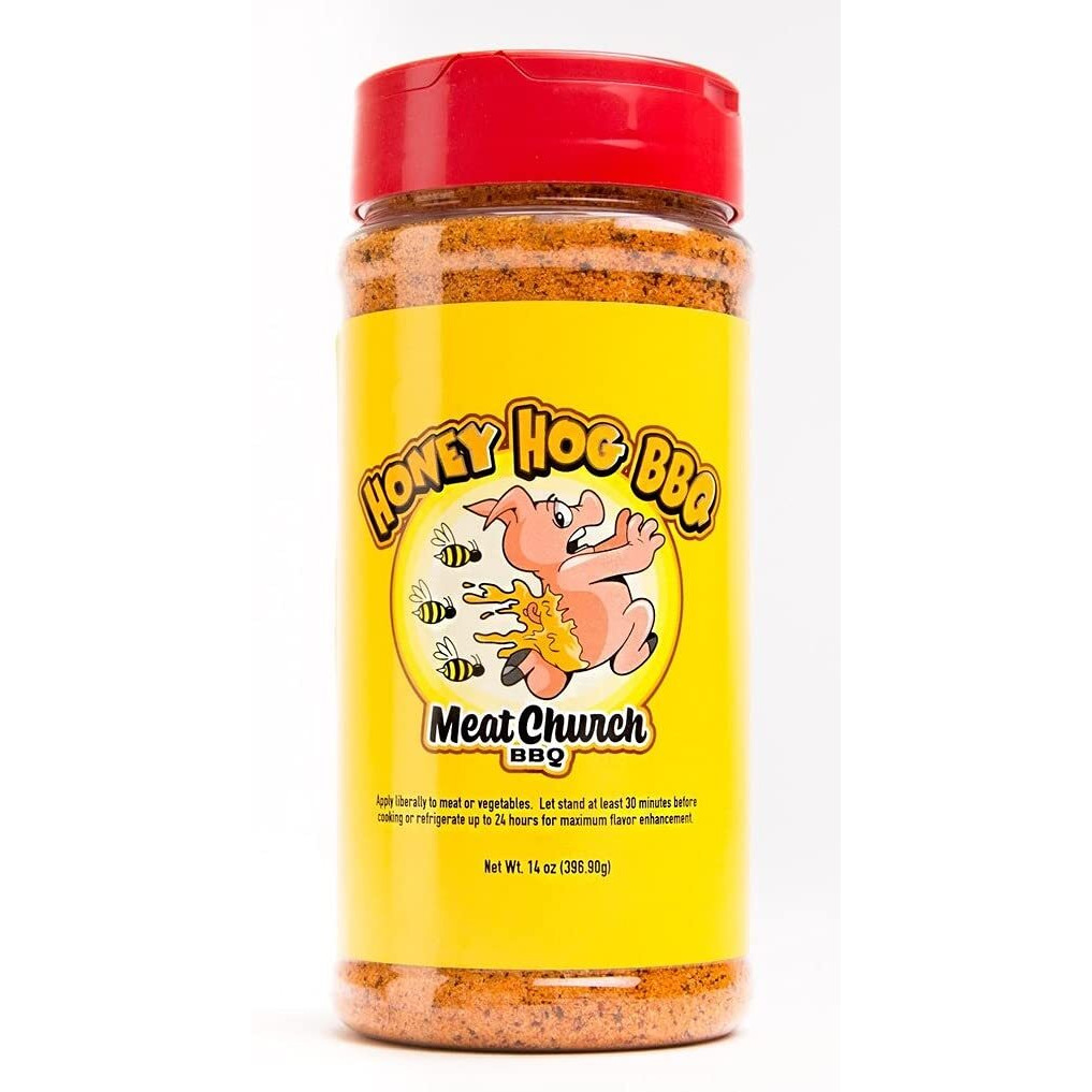 Meat Church Bbq Rub Combo Honey Hog (14 Oz) And Holy Gospel (14 Oz) Bbq Rub And Seasoning For Meat And Vegetables, Gluten Free, One Bottle Of Each
