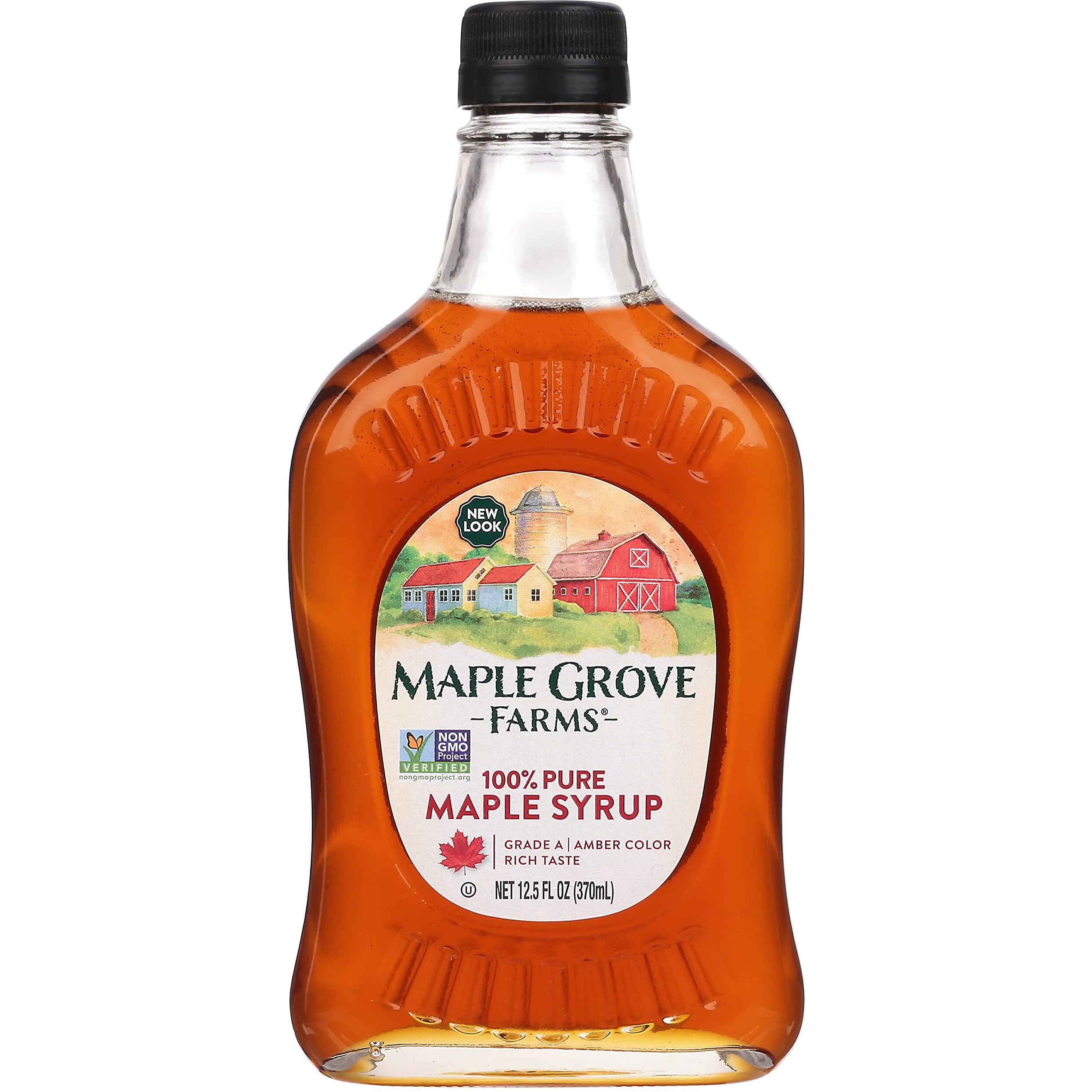 Maple Grove Farms Pure Maple Syrup, 12.5 Oz