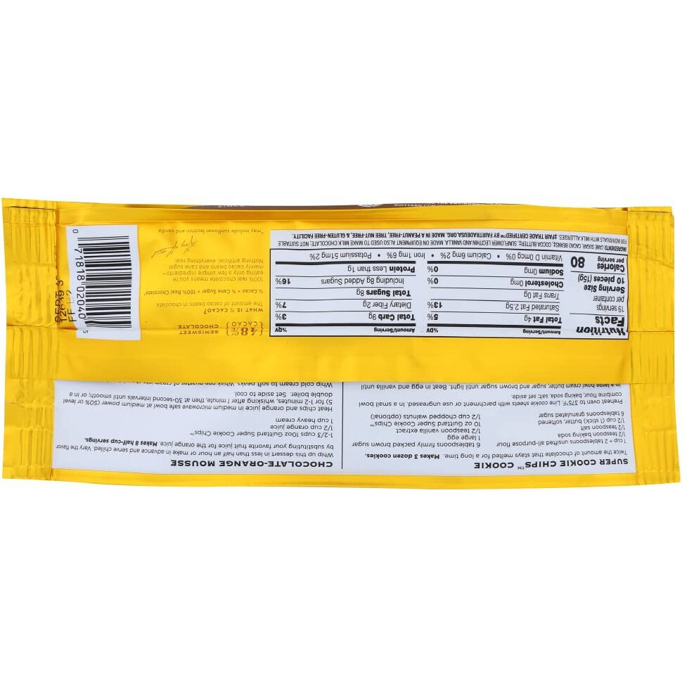 Guittard Super Cookie Chocolate Chip Chunks, 10 Oz