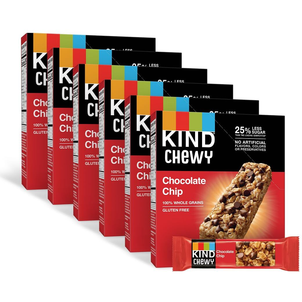 Kind Kids Granola Chewy Bar, Chocolate Chip, 10 Count (6 Pack)