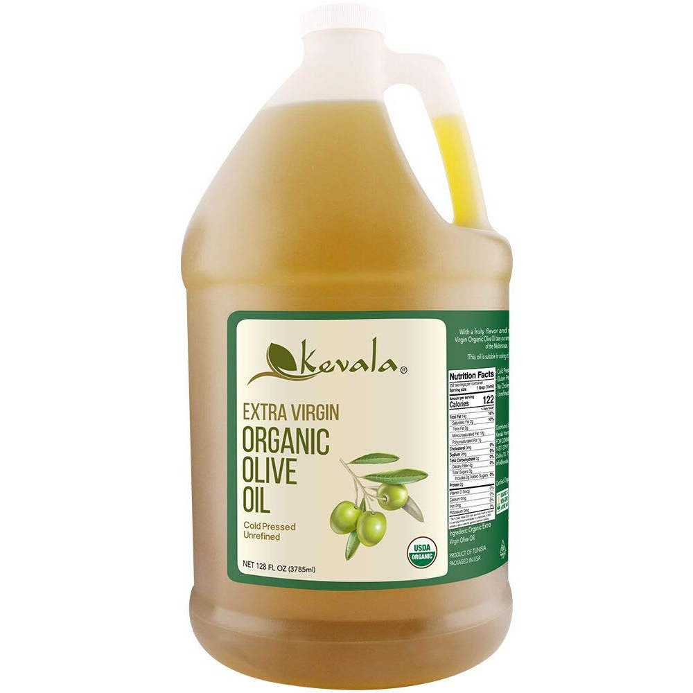 Kevala Organic Extra Virgin Olive Oil, 1 Gallon, 128 Fl Oz