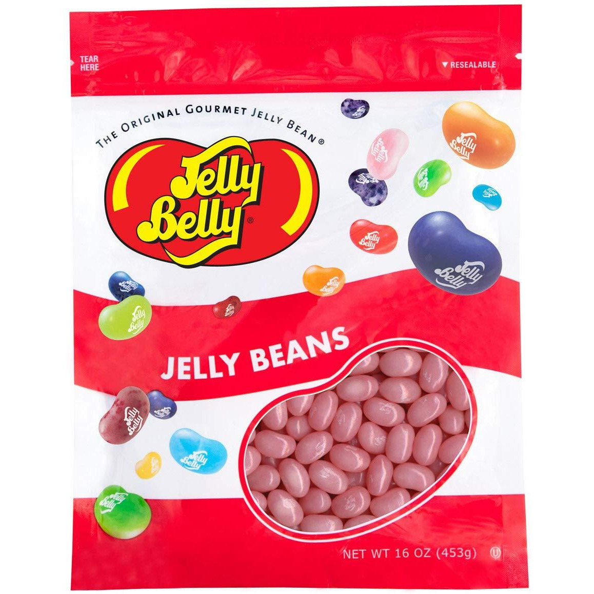 Jelly Belly Bubble Gum Jelly Beans - 1 Pound (16 Ounces) Resealable Bag - Genuine, Official, Straight From The Source