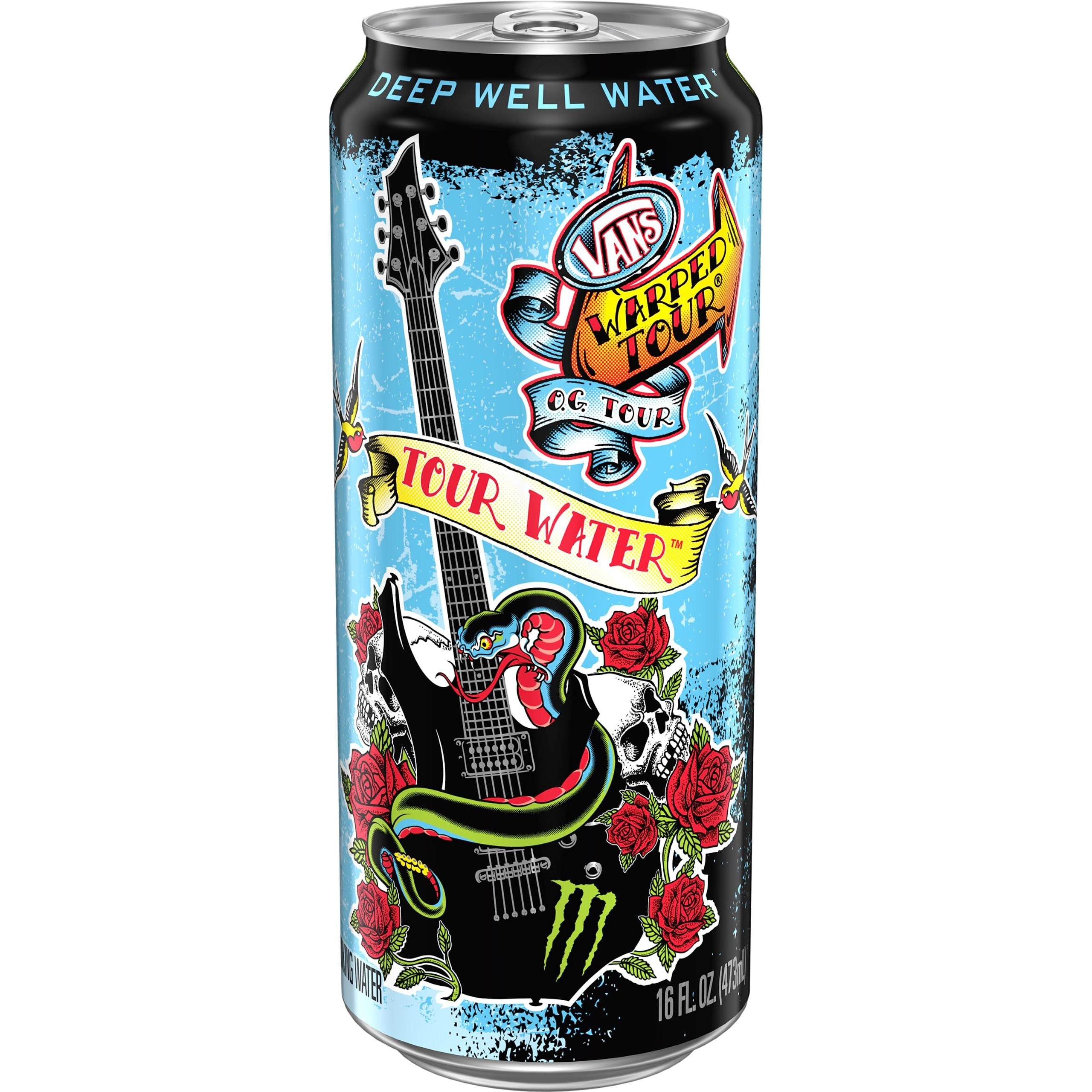 Monster Tour Water By Monster Energy, Deep Well Water, 16Oz (Pack Of 12)
