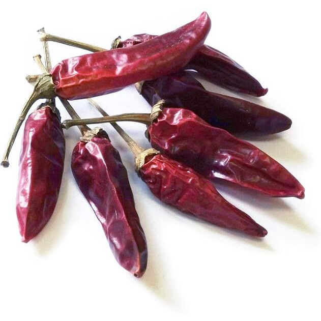 Alma Gourmet Whole Dried Calabrian Hot Chili Peppers Imported From Italy - Authentic Peperoncino Secco Calabrese - 14.1Oz (400G)