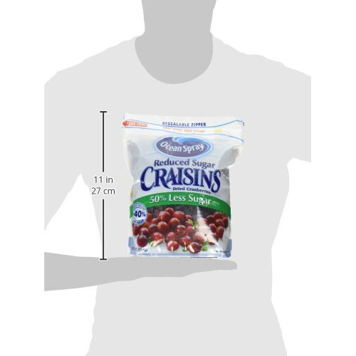 Ocean Spray Reduced Sugar Craisins, 43 Oz