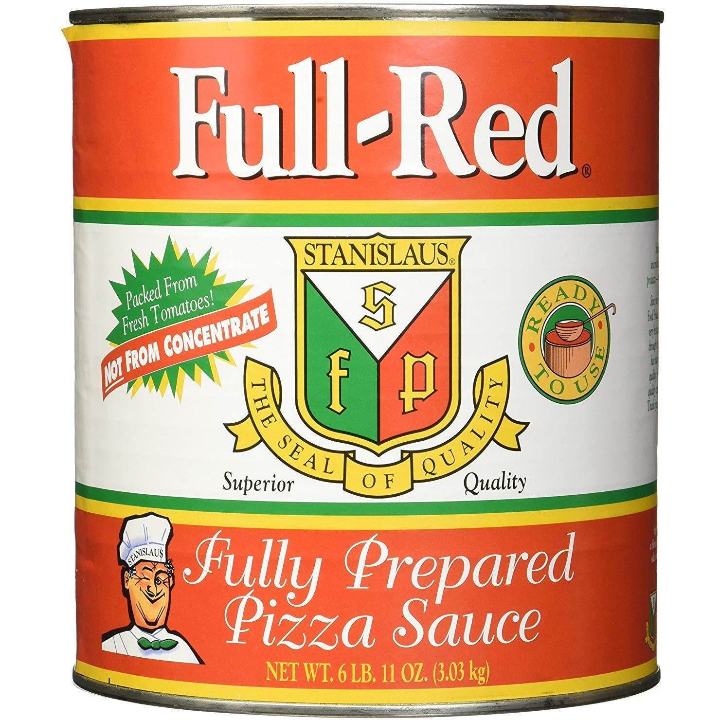 Full Red Fully Prepared Pizza Sauce 10, Pack Of 6