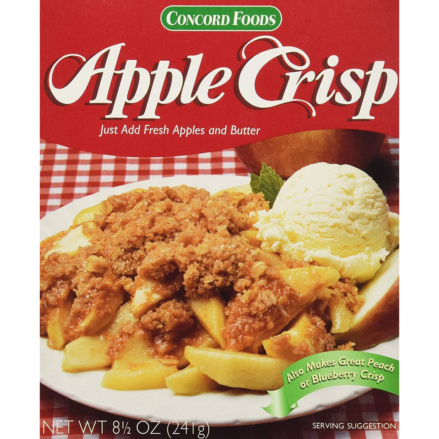 Concord Farms Apple Crisp Mix (Value Pack Of 4 Box's)
