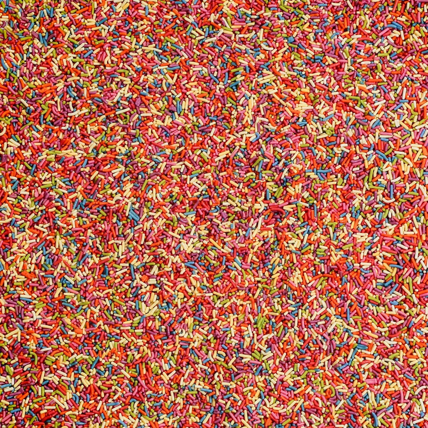 Bulk Sprinkles Dye Free - 6 Pounds - All Natural Sprinkles - Rainbow Sprinkle Mix - Bulk Jimmies, Topping For Cakes, Cookies, Ice-Cream
