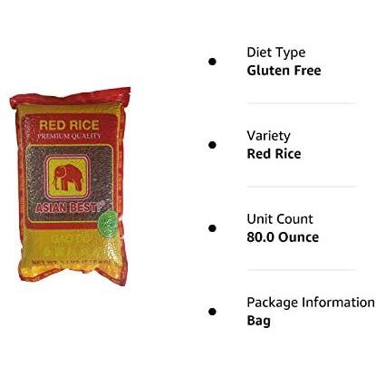 Asian Best Premium Red Rice, 80 Ounce