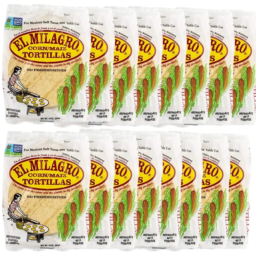 El Milagro, Tortilla Corn, 10 Ounce (16 Pack)