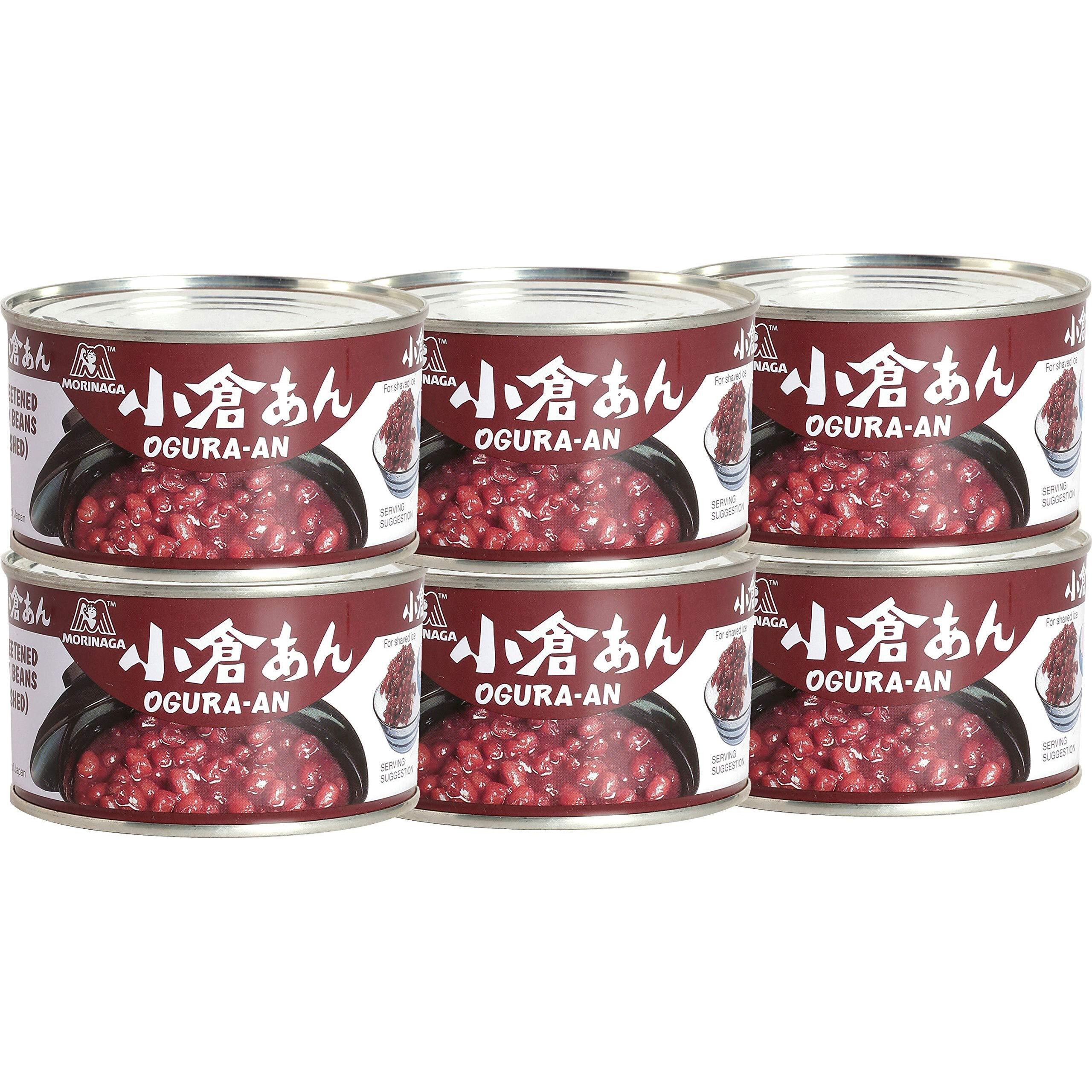 Morinaga Ogura An (Sweetened Red Beans) 15.16 Oz (6Pack)