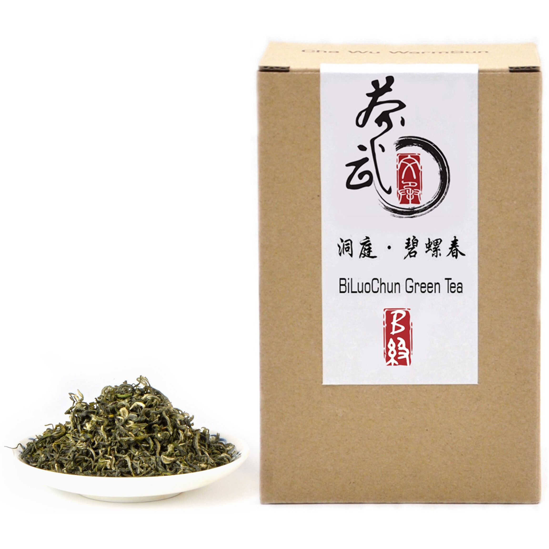 Chawuwarmsun-[B] Biluochun Green Tea,8.8Oz(250G),Loose Leaf Tea,Dongting Mountain,Chinese Famous Green Tea