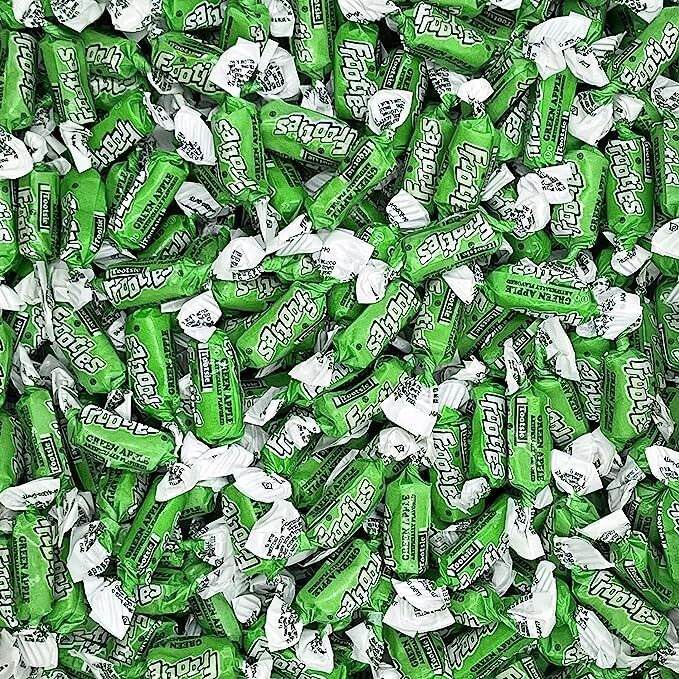 Fruidles Tootsie Roll Original Green Apple Twist Midgees, Peanut-Free, Gluten-Free, Kosher Certified, Individually Wrapped, Approx. 140 Count (2 Pounds)