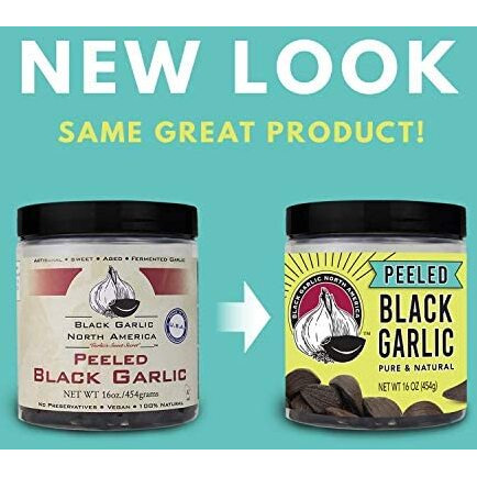 Peeled Black Garlic (5 Oz.)- Kosher Certifed