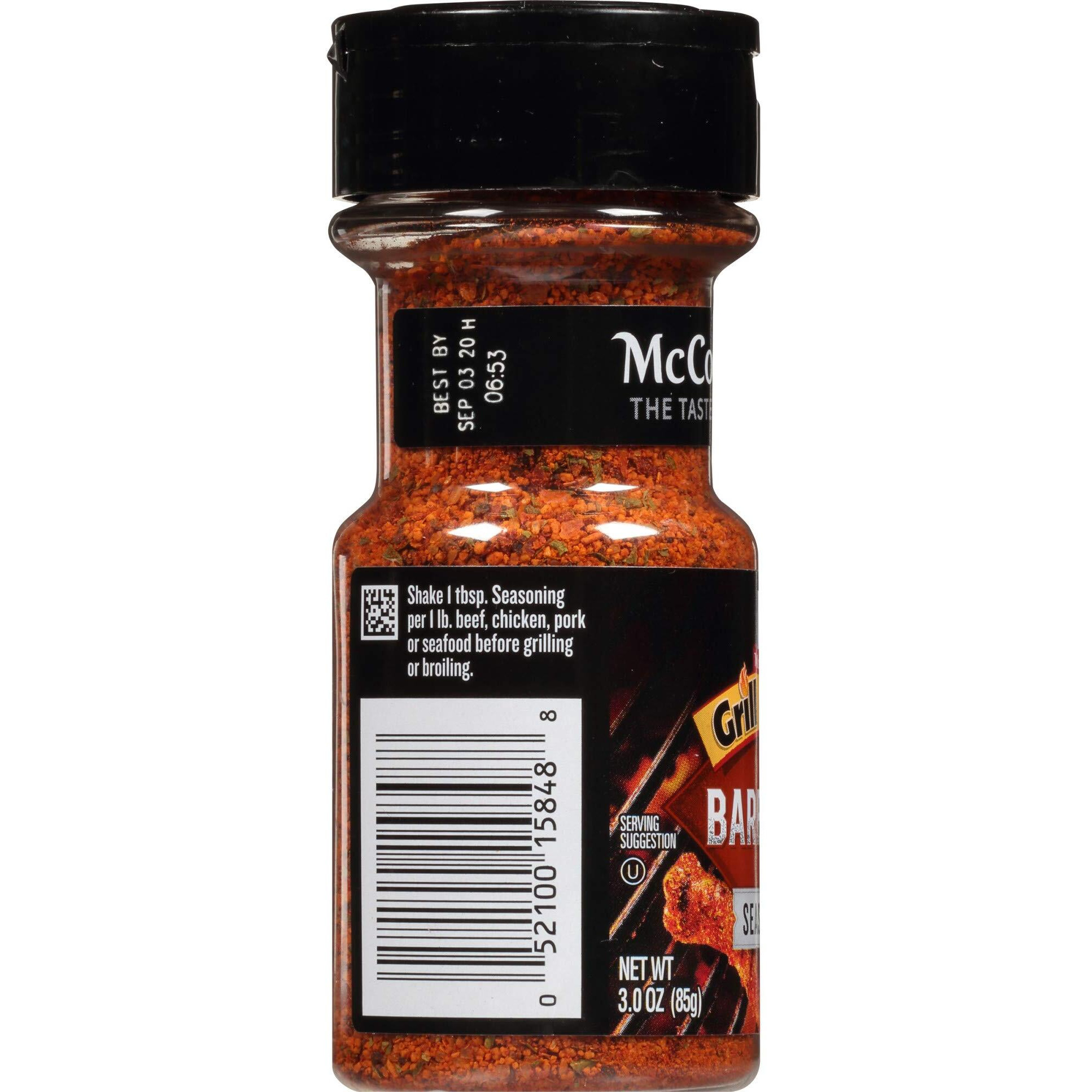 Mccormick, Grill Mates, Barbecue Seasoning, 3Oz Jar (Pack Of 6)